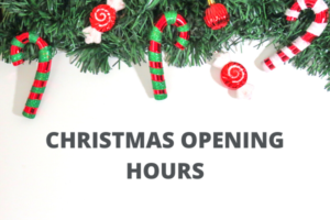 cHRISTMAS OPENING TIMES